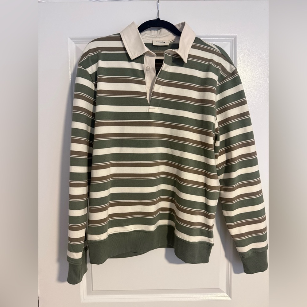 Unisex Striped Rugby Shirt